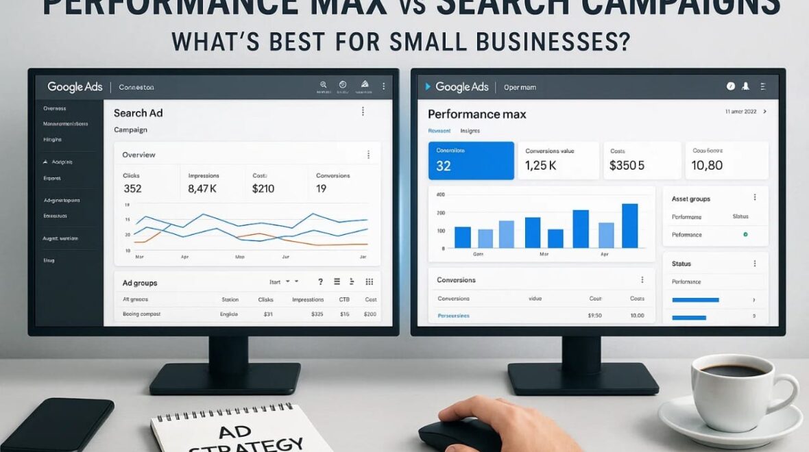 “Performance Max vs Search Campaigns: What’s Best for Small Businesses?”